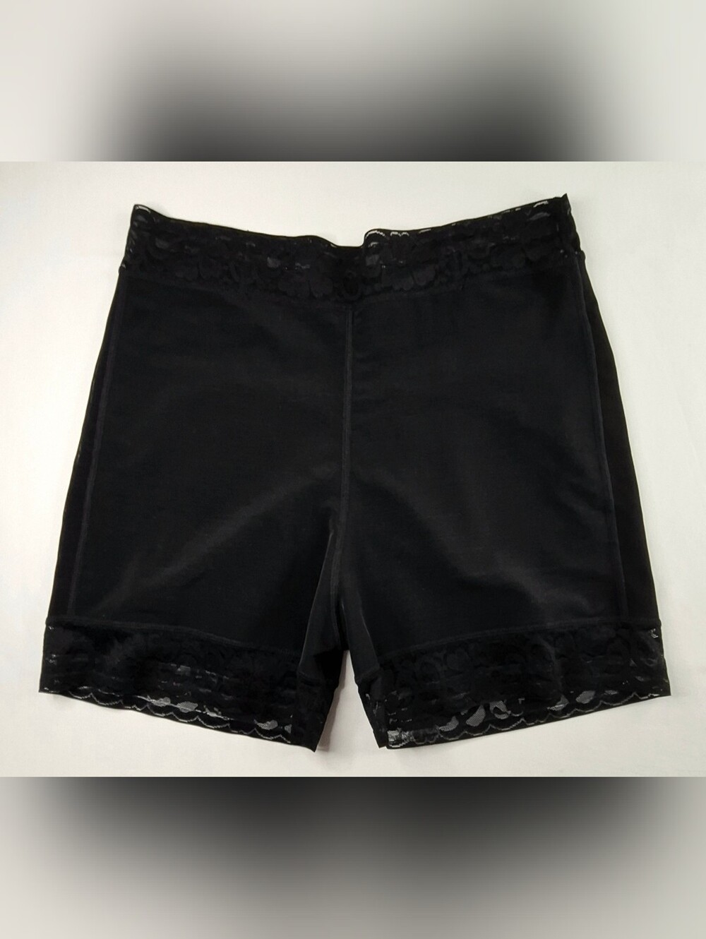 Lover-Beauty Butt Lift Shapewear Shorts Black Lace Trim High Waist XL NWT